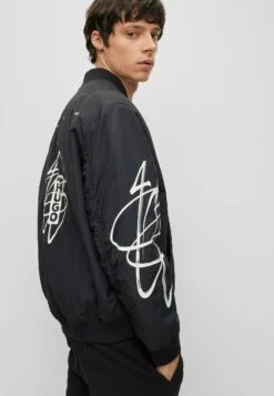 Hugo Byler - Bomber Jacket - Black One -Hugo 796d62a88b994dd0bfac0feda0c2a684
