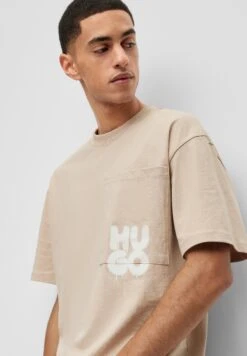 Hugo Dampato - Print T-Shirt - Light Beige 9 Hugo Dampato - Print T-Shirt - Light Beige -Hugo 7987c844ca0d4241bf05fdc5a45ac354