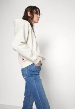 Hugo Relaxed Hoodie - Hoodie - Open White -Hugo 7ce4fc1e362143769bea5d120425bde5