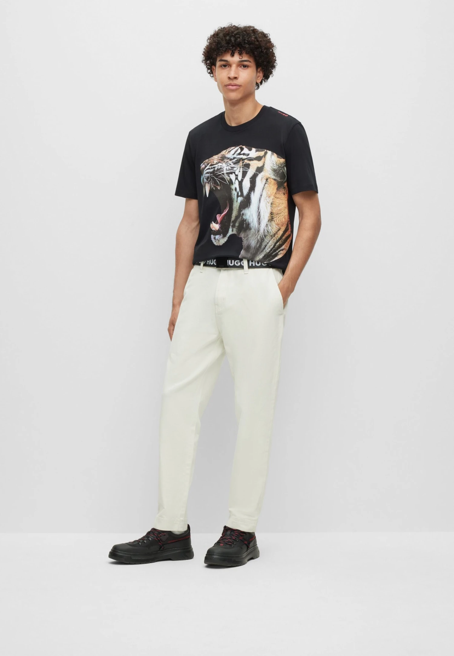 Hugo Digre - Print T-Shirt - Black 4 Hugo Digre - Print T-Shirt - Black - Image 2