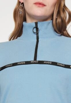 Hugo Darini - Zip-Up Sweatshirt - Turquoise/Aqua -Hugo 8282c1432dbc4ff29d13ec9ef571aa29