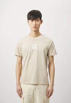 Hugo Decali - Print T-Shirt - Light Beige
