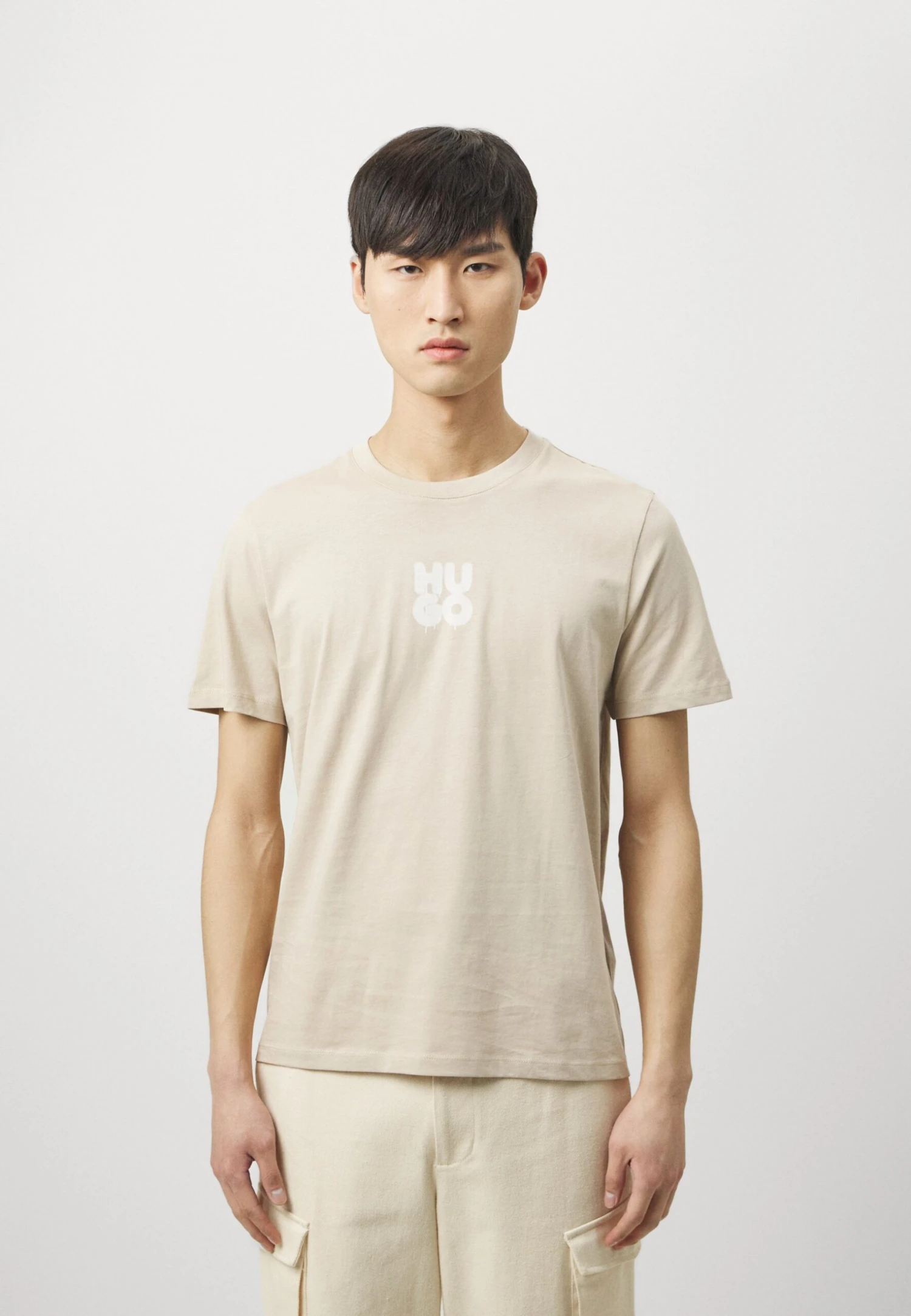 Hugo Decali - Print T-Shirt - Light Beige 3 Hugo Decali - Print T-Shirt - Light Beige