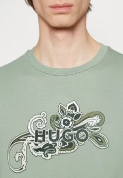 Hugo Dulive - Print T-Shirt - Light/Pastel Green -Hugo 8989e4a1d2c34ea9bcf4163156447464