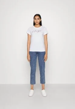 Hugo Slim Tee - Print T-Shirt - White -Hugo 8a101c051331405baaaa3f9e96dbaa48