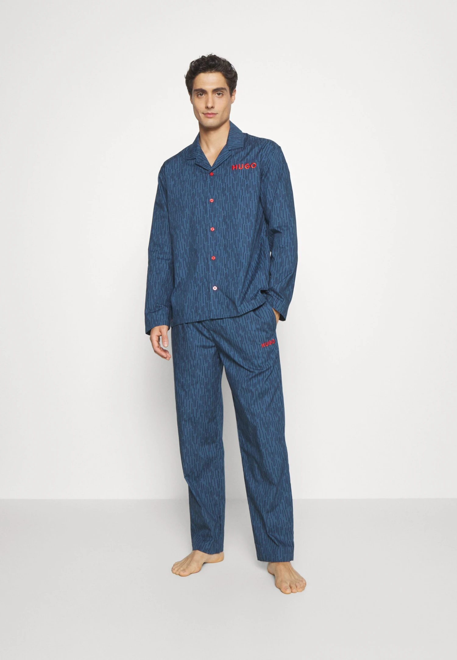 Hugo Hero - Pyjama Set - Dark Blue 4 Hugo Hero - Pyjama Set - Dark Blue - Image 2