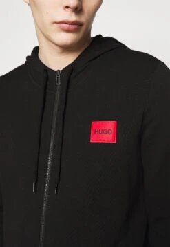 Hugo Daple212 - Zip-Up Sweatshirt - Black -Hugo 8ad040b844204a28ba8a92030f7872be