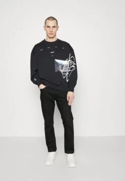 Hugo Deral - Sweatshirt - Black -Hugo 8b13345d28c645fe9fc30439c327b5a0