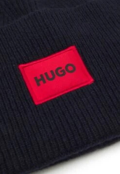 Hugo Xaff Unisex - Beanie - Navy -Hugo 8b4c3bdaa6e842caa4c60448b9144b8e