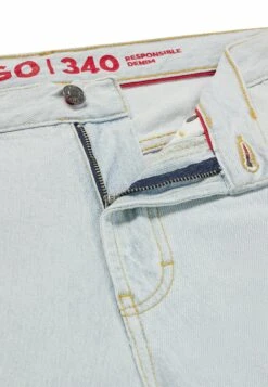 Hugo Straight Leg Jeans - Light Blue One -Hugo 8c726e91807f4484be2e15587b1ab9ac