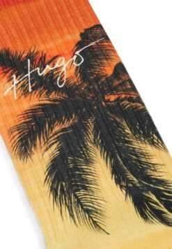 Hugo Qs Palm Print - Socks - Black One 5 Hugo Qs Palm Print - Socks - Black One -Hugo 8cccabce5ac14d428cae111dd5c92201