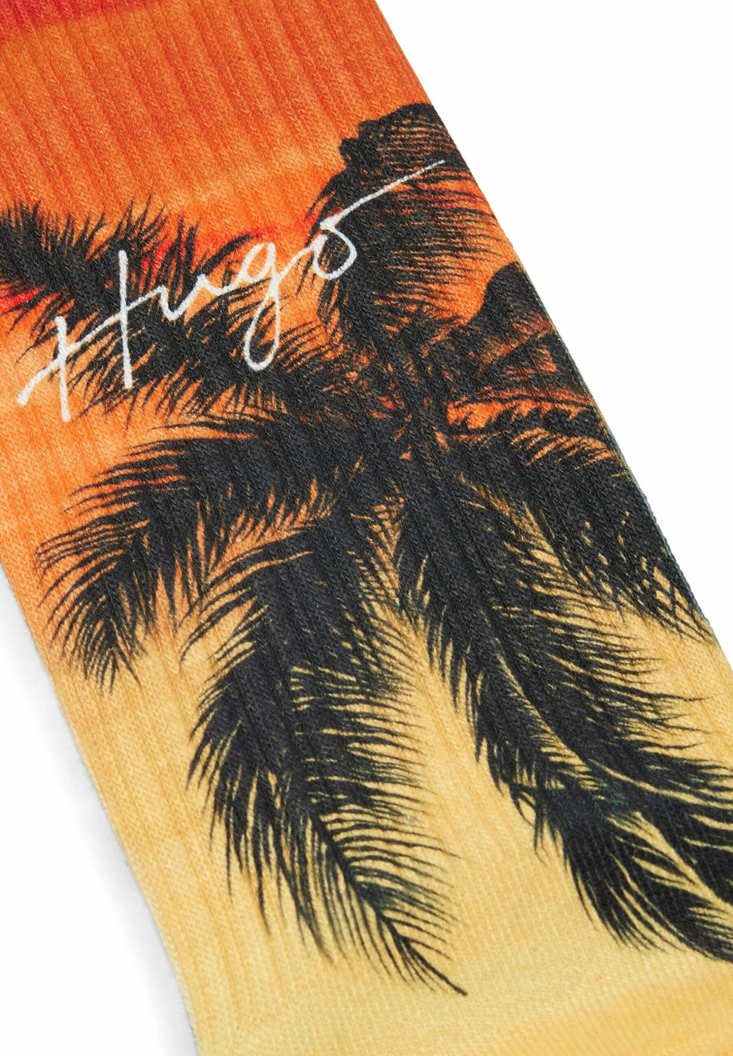 Hugo Qs Palm Print - Socks - Black One 4 Hugo Qs Palm Print - Socks - Black One - Image 2