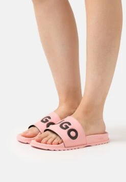 Hugo Match It Slid- Pool Shoes - Bright Pink