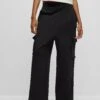 Hugo Naleva - Cargo Trousers - Black One -Hugo 8e7778ede8fb4c1da8539162de51acda