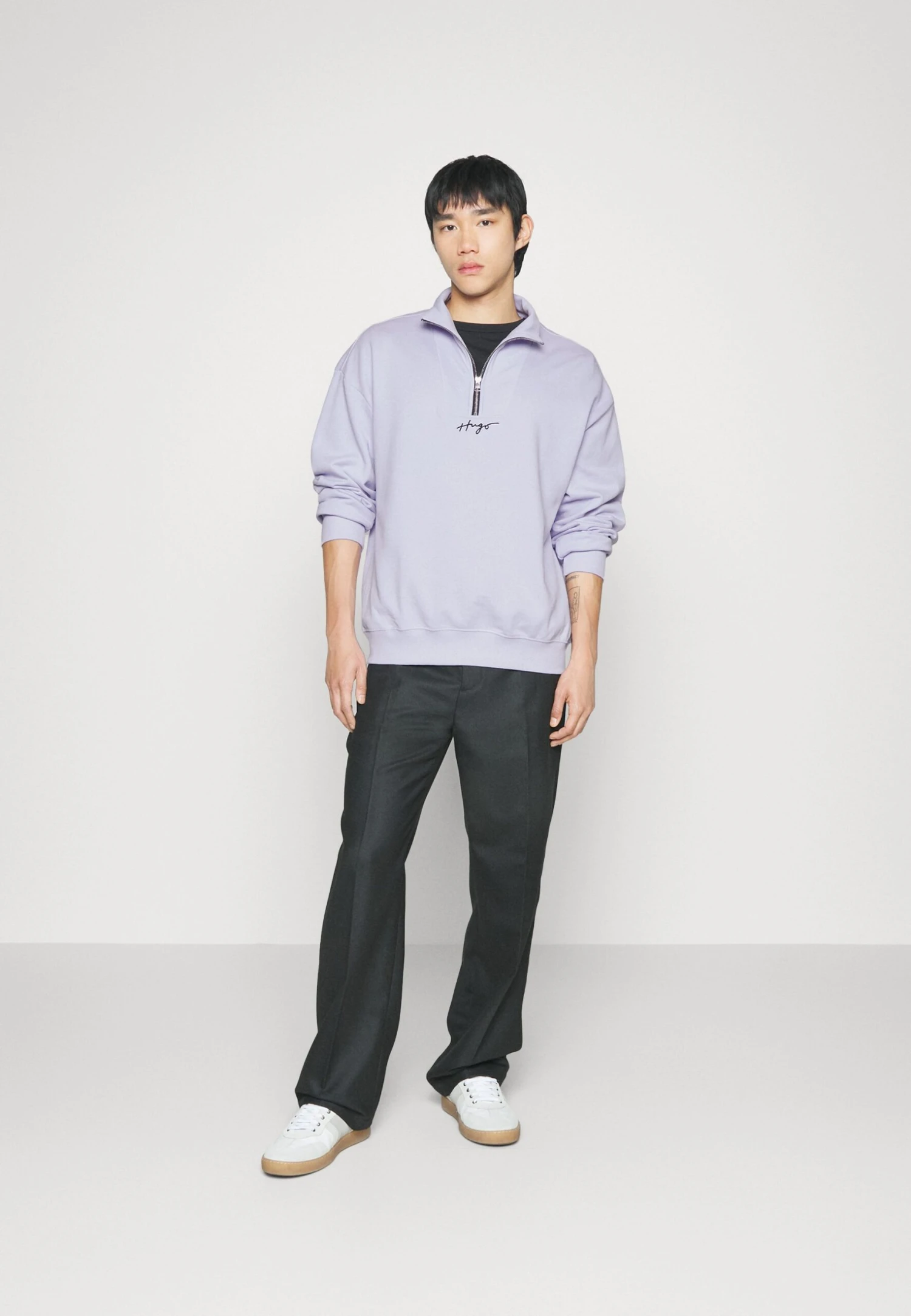 Hugo Dogota - Sweatshirt - Light/Pastel Purple 4 Hugo Dogota - Sweatshirt - Light/Pastel Purple - Image 2