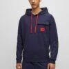 Hugo Hoodie - Dark Blue Five