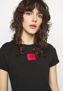 Hugo The Slimtee - Print T-Shirt - Black -Hugo 938d7d0db9394fcb84081604bc1f056b