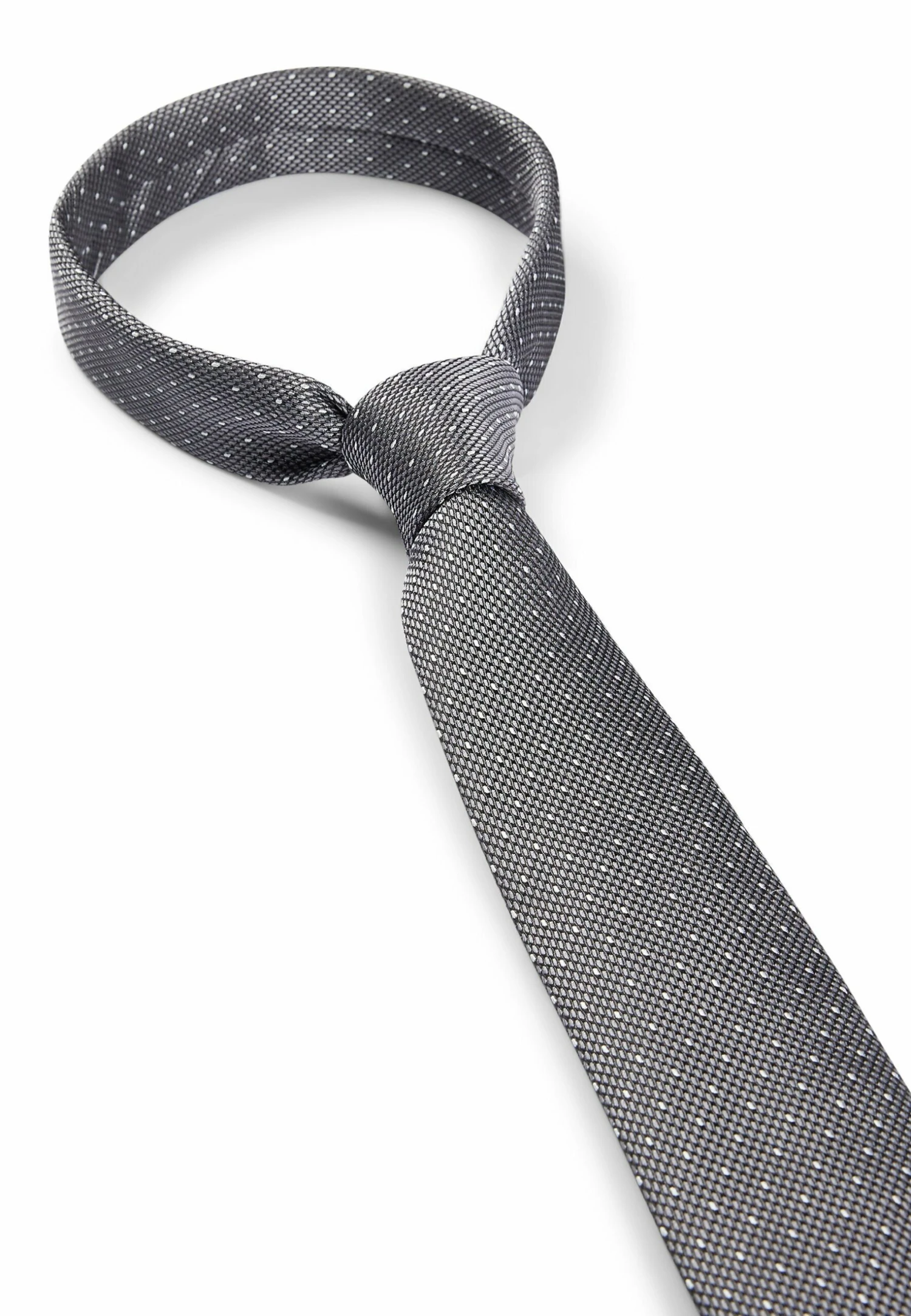 Hugo Tie - Dark Grey Two 5 Hugo Tie - Dark Grey Two - Image 3