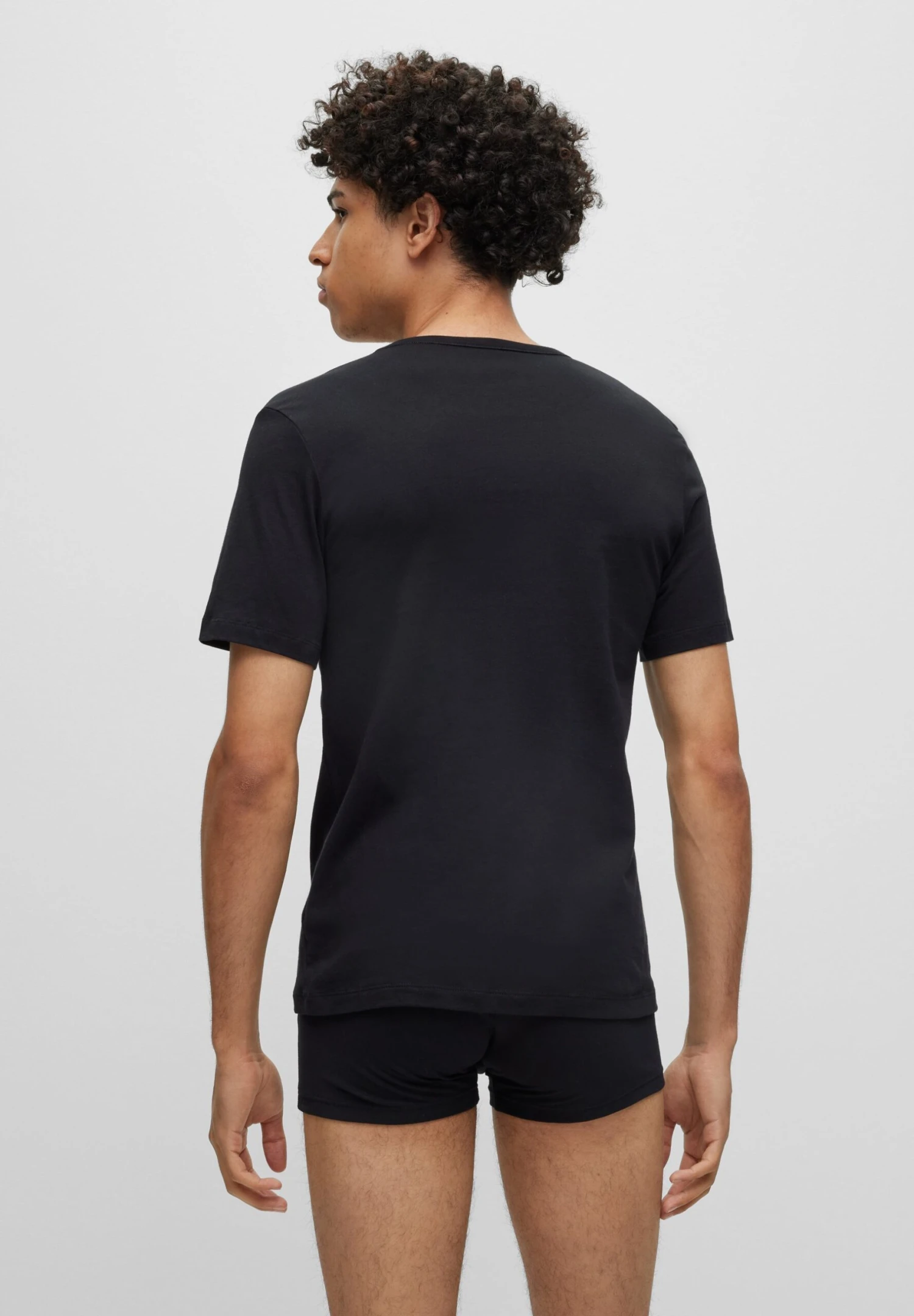 Hugo 3 Pack Rn Triplet P - Undershirt - Dark Blue 4 Hugo 3 Pack Rn Triplet P - Undershirt - Dark Blue - Image 2