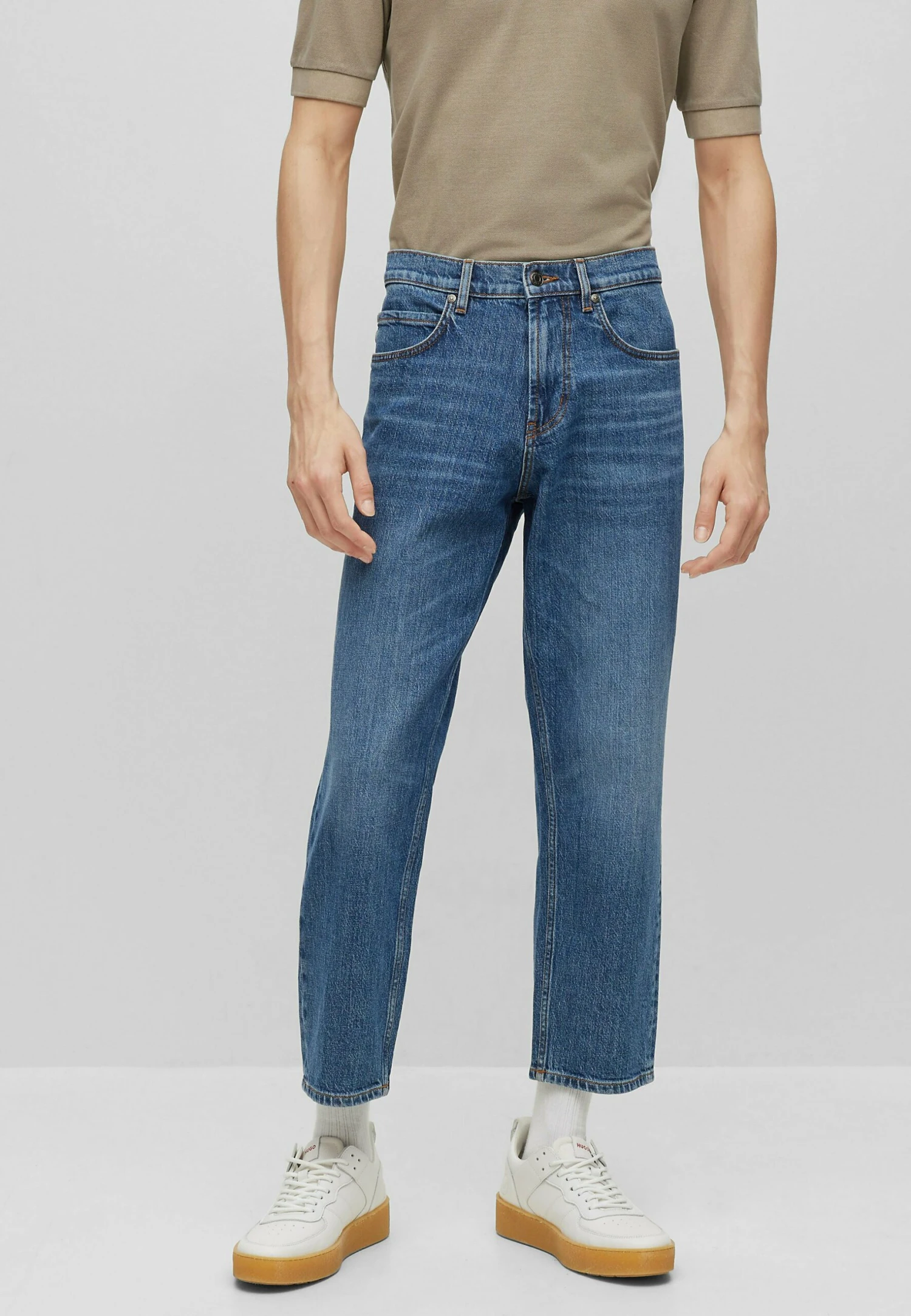 Hugo Straight Leg Jeans - Blue 3 Hugo Straight Leg Jeans - Blue