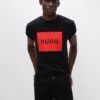 Hugo Dulive - Print T-Shirt - Black -Hugo 9859cfa6ae254a29a448c31ed1d6d40c