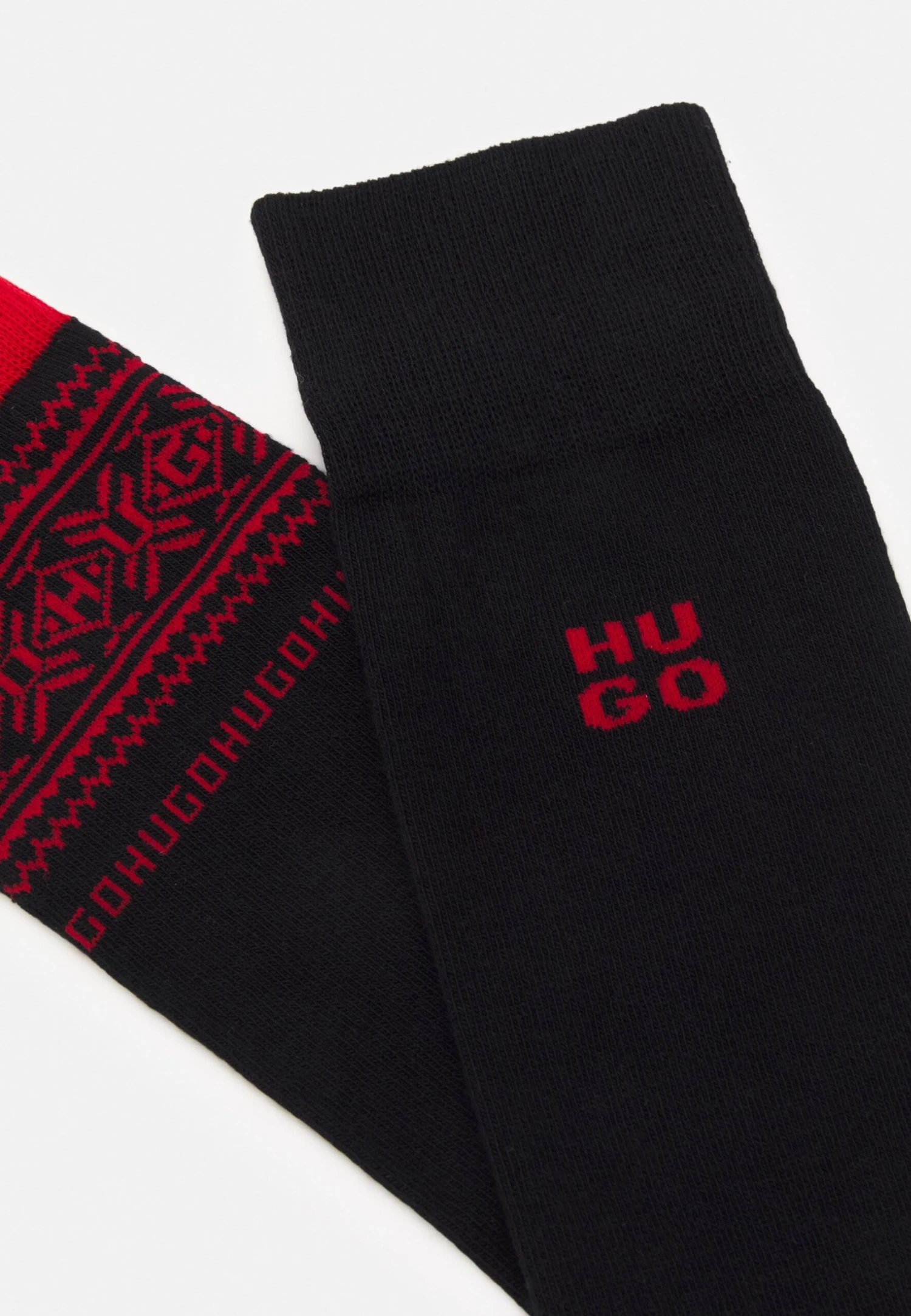 Hugo Xmas 2 Pack- Socks - Black 5 Hugo Xmas 2 Pack- Socks - Black - Image 3