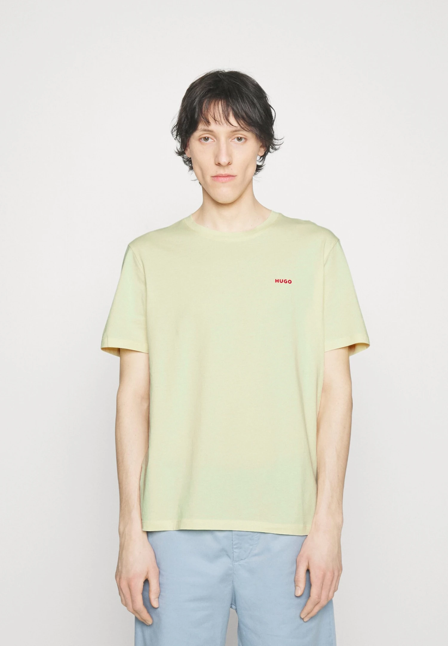 Hugo Basic T-Shirt - Medium Yellow 3 Hugo Basic T-Shirt - Medium Yellow
