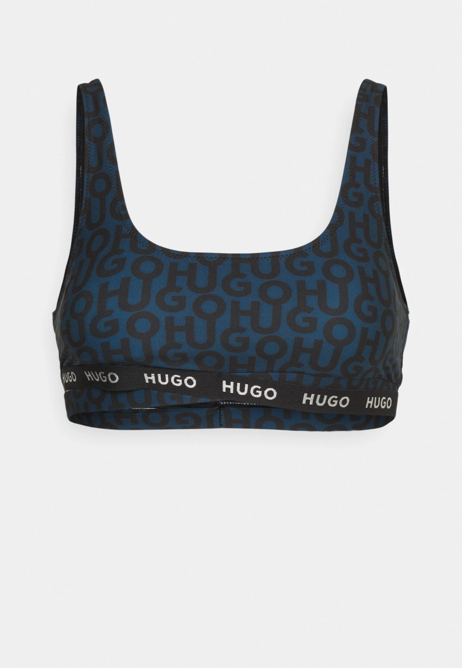 Hugo Bralette Monogram - Bikini Top - Anthracite 7 Hugo Bralette Monogram - Bikini Top - Anthracite - Image 5