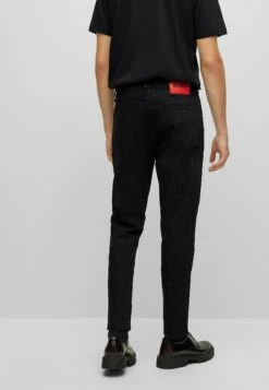 Hugo Jeans Tapered Fit - Black Four -Hugo a0a02a366b504cbf98dd08d1afb32b68