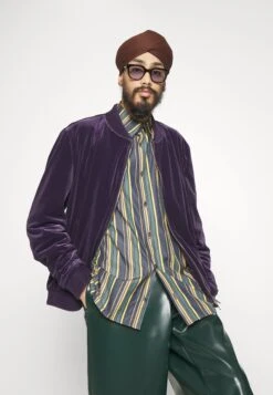 Hugo Bomber Jacket - Dark Purple -Hugo a0cebbb4fdd446d7a3457e5677f5435f