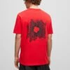 Hugo Digram - Print T-Shirt - Open Pink Three 1 Hugo Digram - Print T-Shirt - Open Pink Three -Hugo a10c5158b3de420693731c971cb9ea51