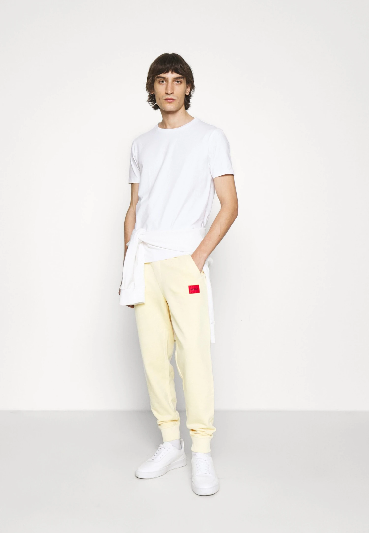 Hugo Round 2 Pack - Basic T-Shirt - White/Grey 3 Hugo Round 2 Pack - Basic T-Shirt - White/Grey