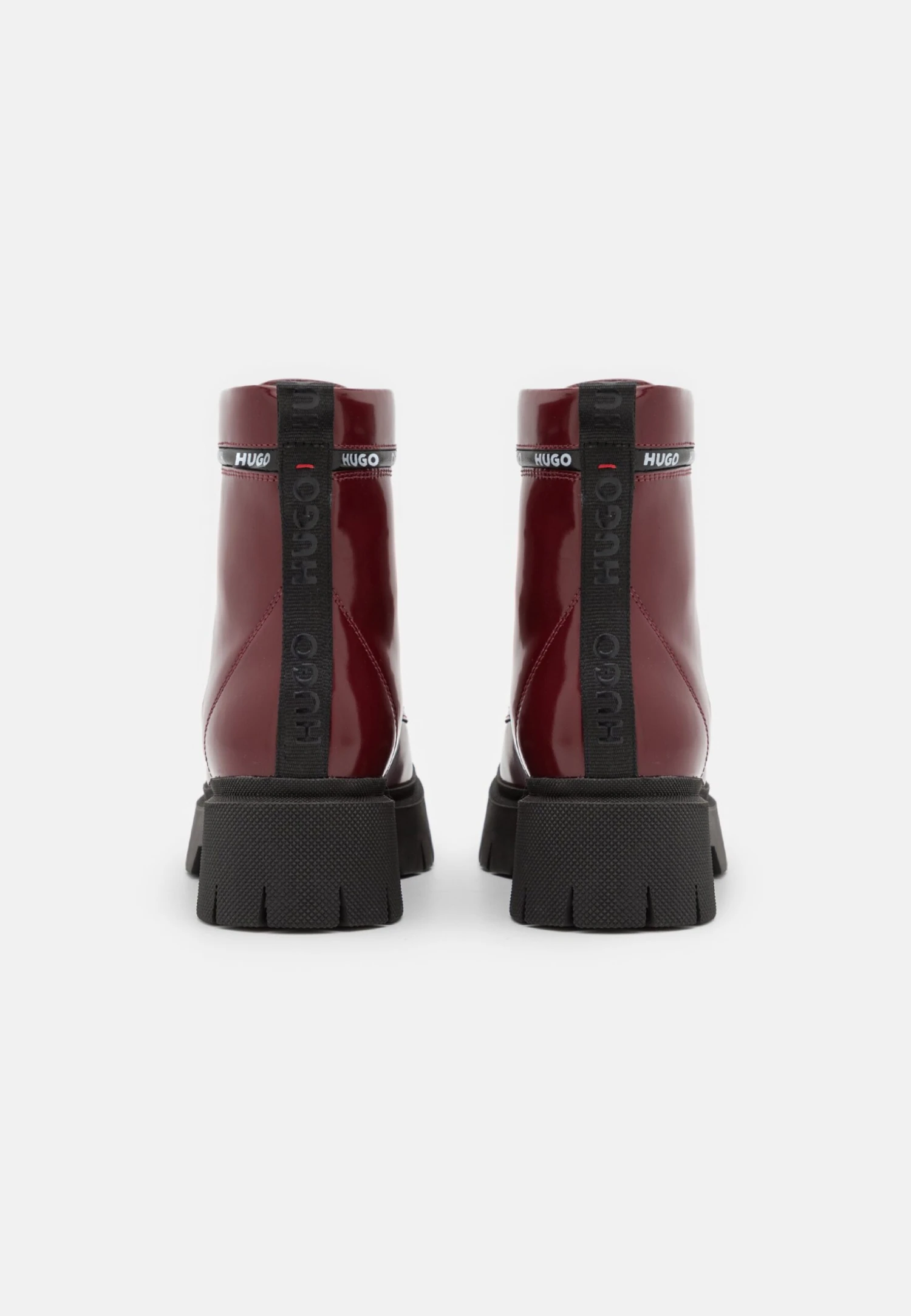 Hugo Kris Lace Bootie - Platform Ankle Boots - Dark Red 6 Hugo Kris Lace Bootie - Platform Ankle Boots - Dark Red - Image 4