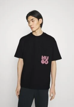 Hugo Dampato - Print T-Shirt - Black