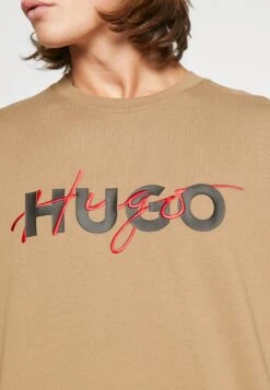 Hugo Dakaishi - Print T-Shirt - Open Brown 11 Hugo Dakaishi - Print T-Shirt - Open Brown -Hugo aa616315554c4eec93813e62655fac91