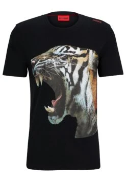 Hugo Digre - Print T-Shirt - Black 11 Hugo Digre - Print T-Shirt - Black -Hugo ad89b7c8d2294ca295a7f9d0c3958a66
