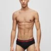 Hugo Hipbr Triplet 3 Pack - Briefs - Bright Red -Hugo ae0f5b8ce490407a811e1cc1d854abaf