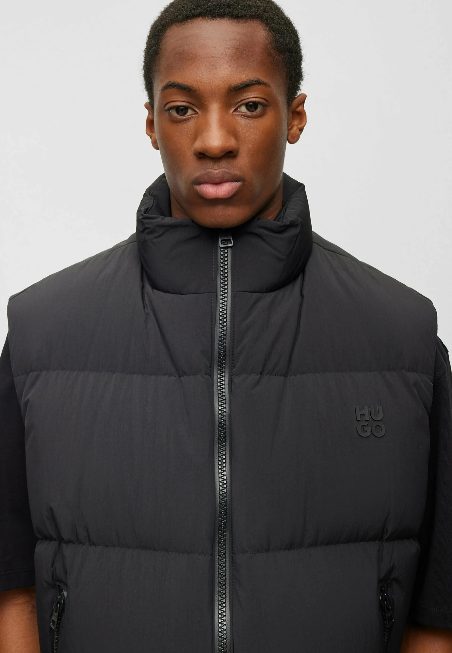 Hugo Birontino2341 - Waistcoat - Black One 6 Hugo Birontino2341 - Waistcoat - Black One - Image 4