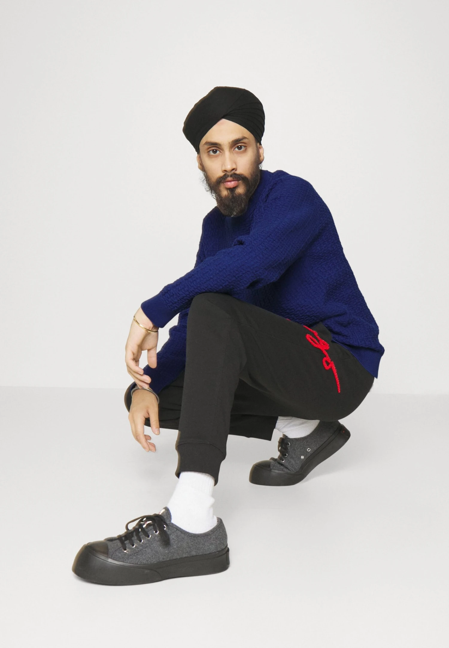 Hugo Srido - Jumper - Medium Blue 6 Hugo Srido - Jumper - Medium Blue - Image 4