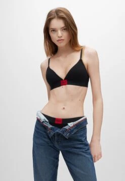 Hugo Triangle Label - Triangle Bra - Black