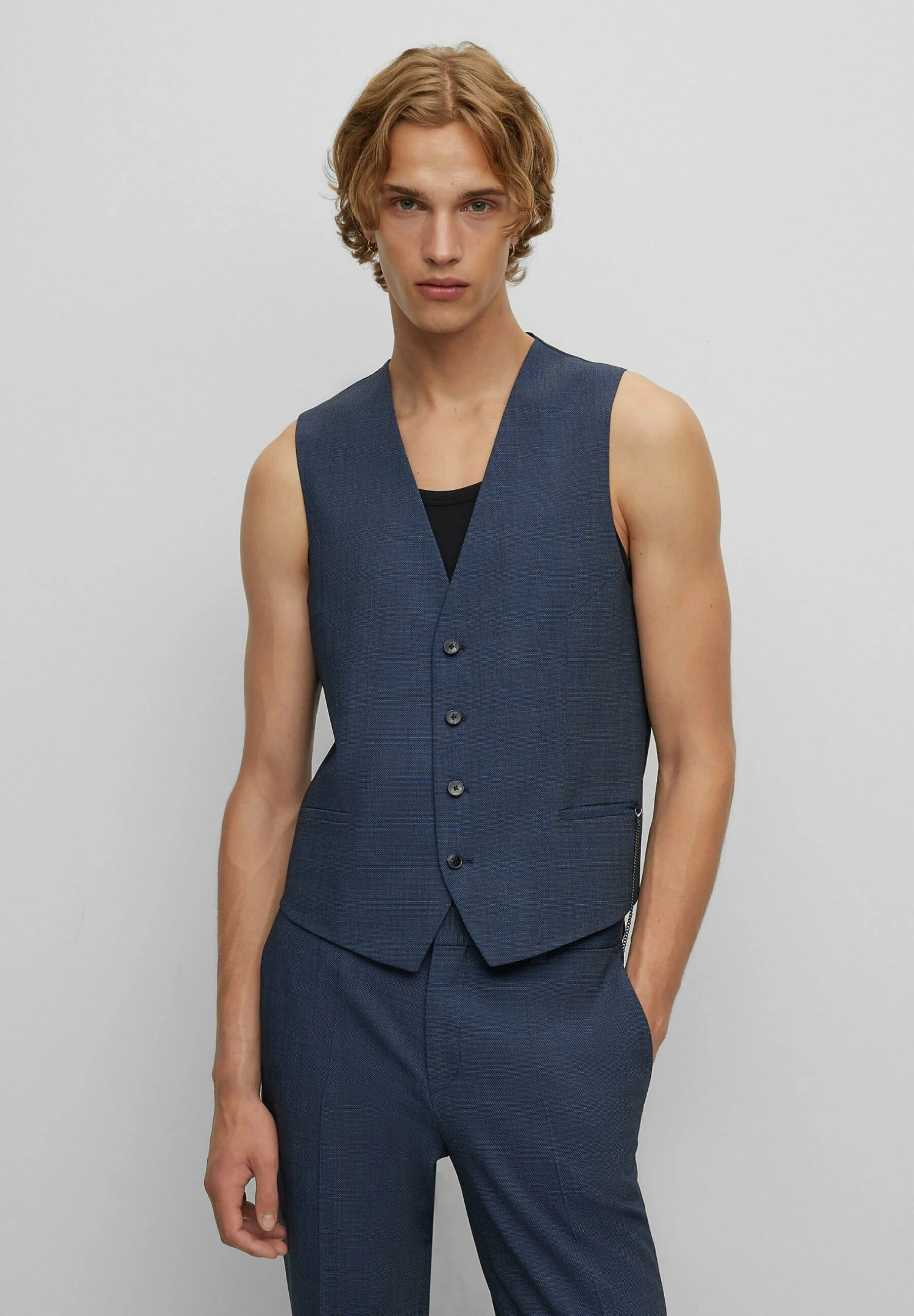 Hugo Henry Getlin233V1X Set - Suit - Dark Blue Five 10 Hugo Henry Getlin233V1X Set - Suit - Dark Blue Five - Image 8