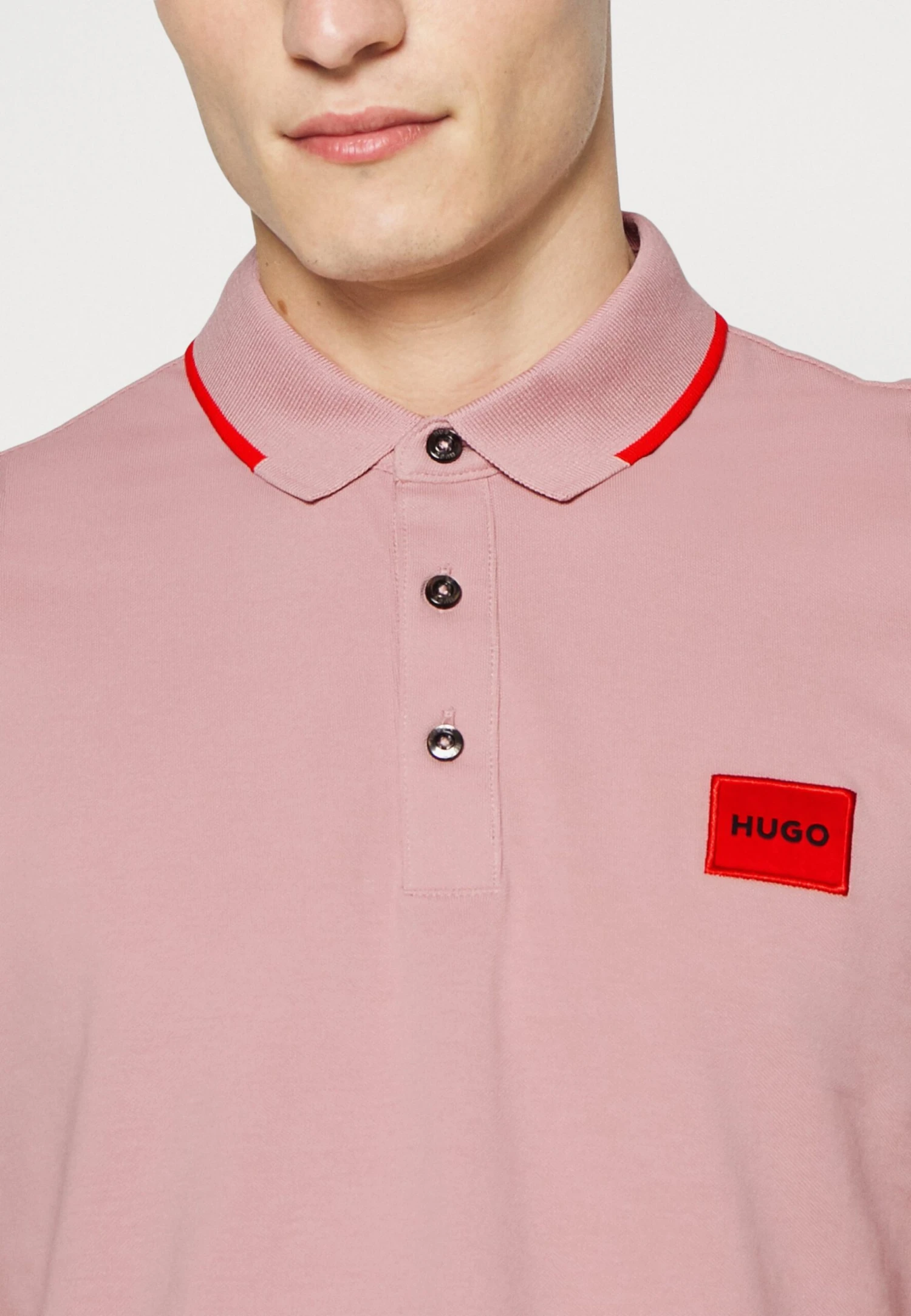 Hugo Deresino - Polo Shirt - Light Pastel Pink 7 Hugo Deresino - Polo Shirt - Light Pastel Pink - Image 5