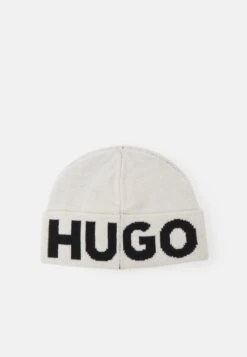 Hugo Xmono Unisex - Beanie - Natural -Hugo b6ab4d6e1cbe472d9cd14a9ae56fbc87