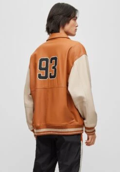 Hugo Luganos - Leather Jacket - Medium Orange 9 Hugo Luganos - Leather Jacket - Medium Orange -Hugo b85ea161fad448c3897a0043a9ffbda2