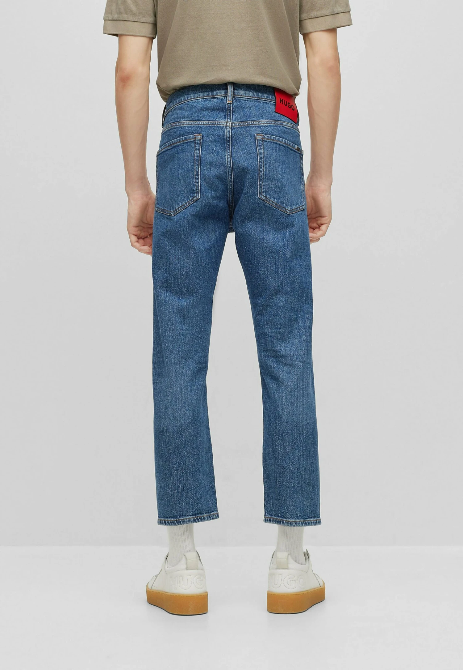 Hugo Straight Leg Jeans - Blue 5 Hugo Straight Leg Jeans - Blue - Image 3