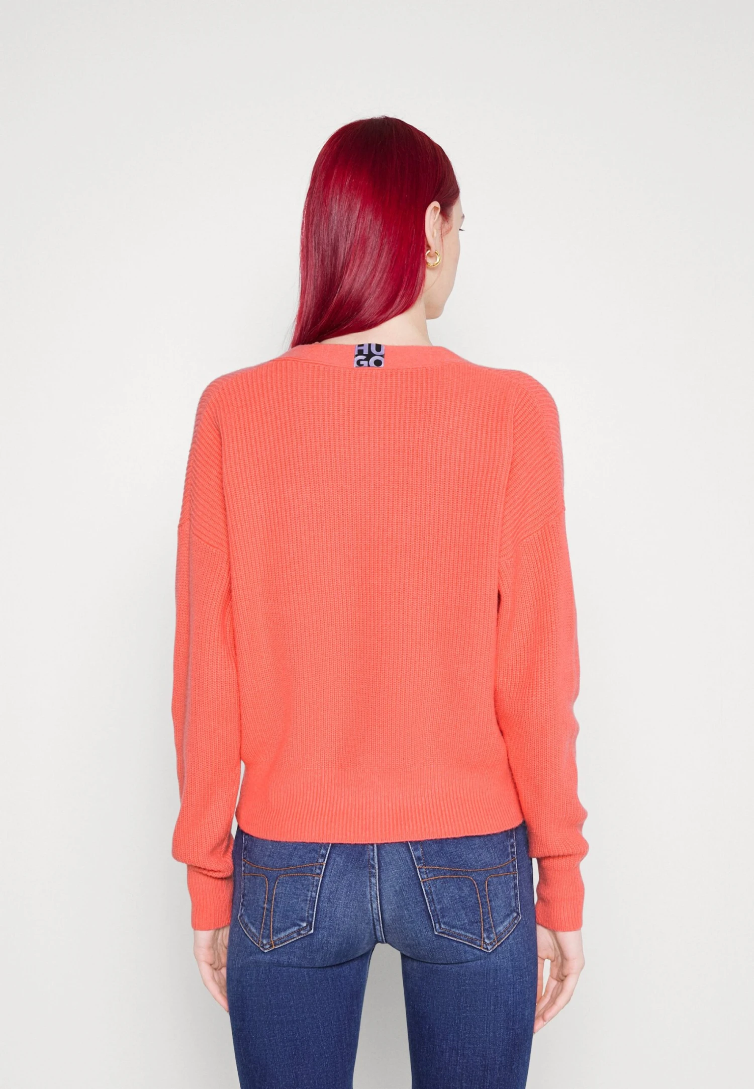 Hugo Shawany - Cardigan - Open Red 5 Hugo Shawany - Cardigan - Open Red - Image 3