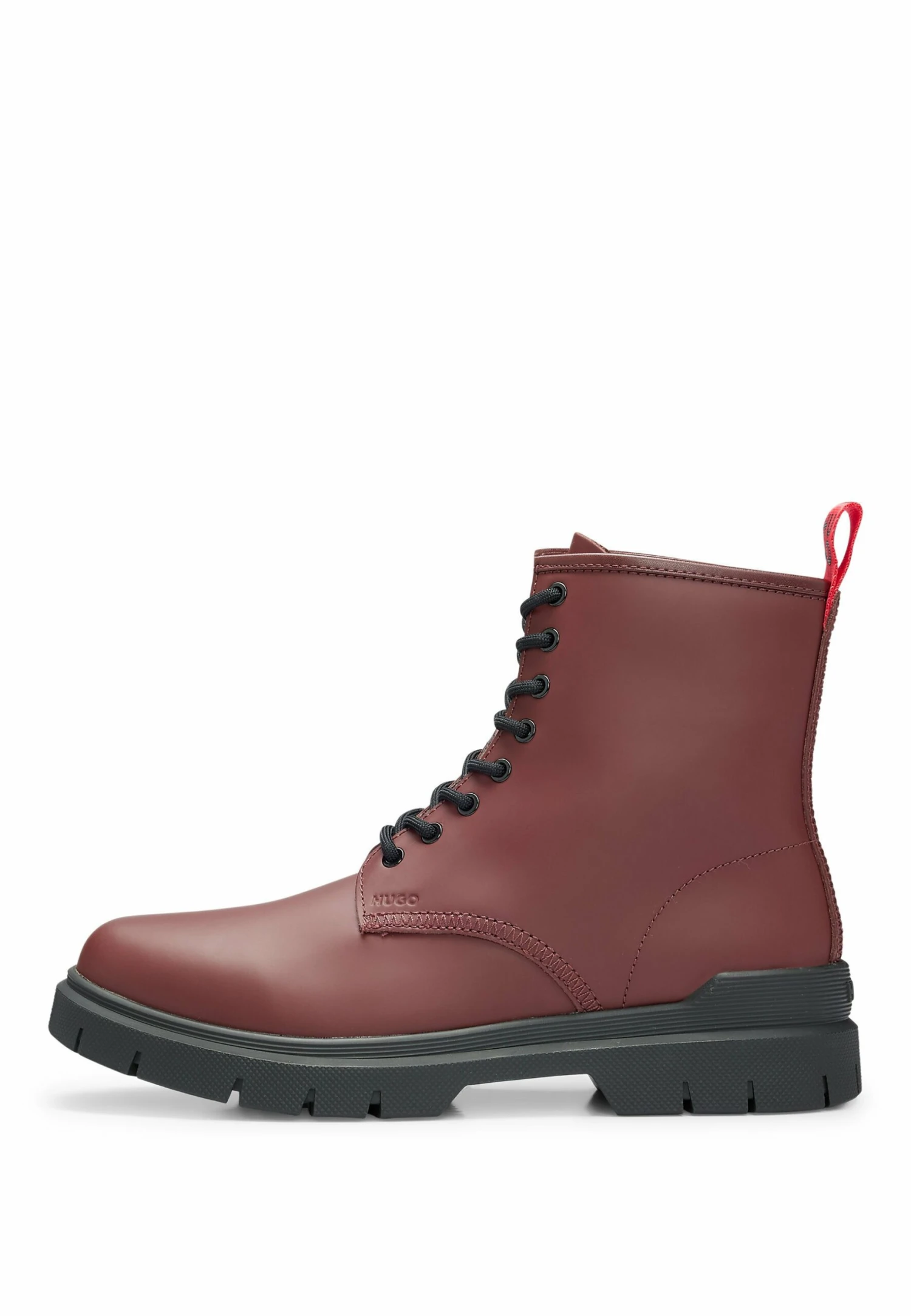 Hugo Ryan Halb Lt - Lace-Up Ankle Boots - Dark Red One 4 Hugo Ryan Halb Lt - Lace-Up Ankle Boots - Dark Red One - Image 2