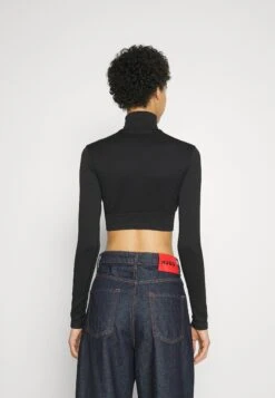 Hugo Denini - Long Sleeved Top - Black -Hugo bbe80851d4cd4349ae2b007e186752ac