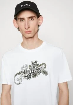 Hugo Dulive - Print T-Shirt - White -Hugo bc2c3c8e7bdf4b0e8697c63da17dd966