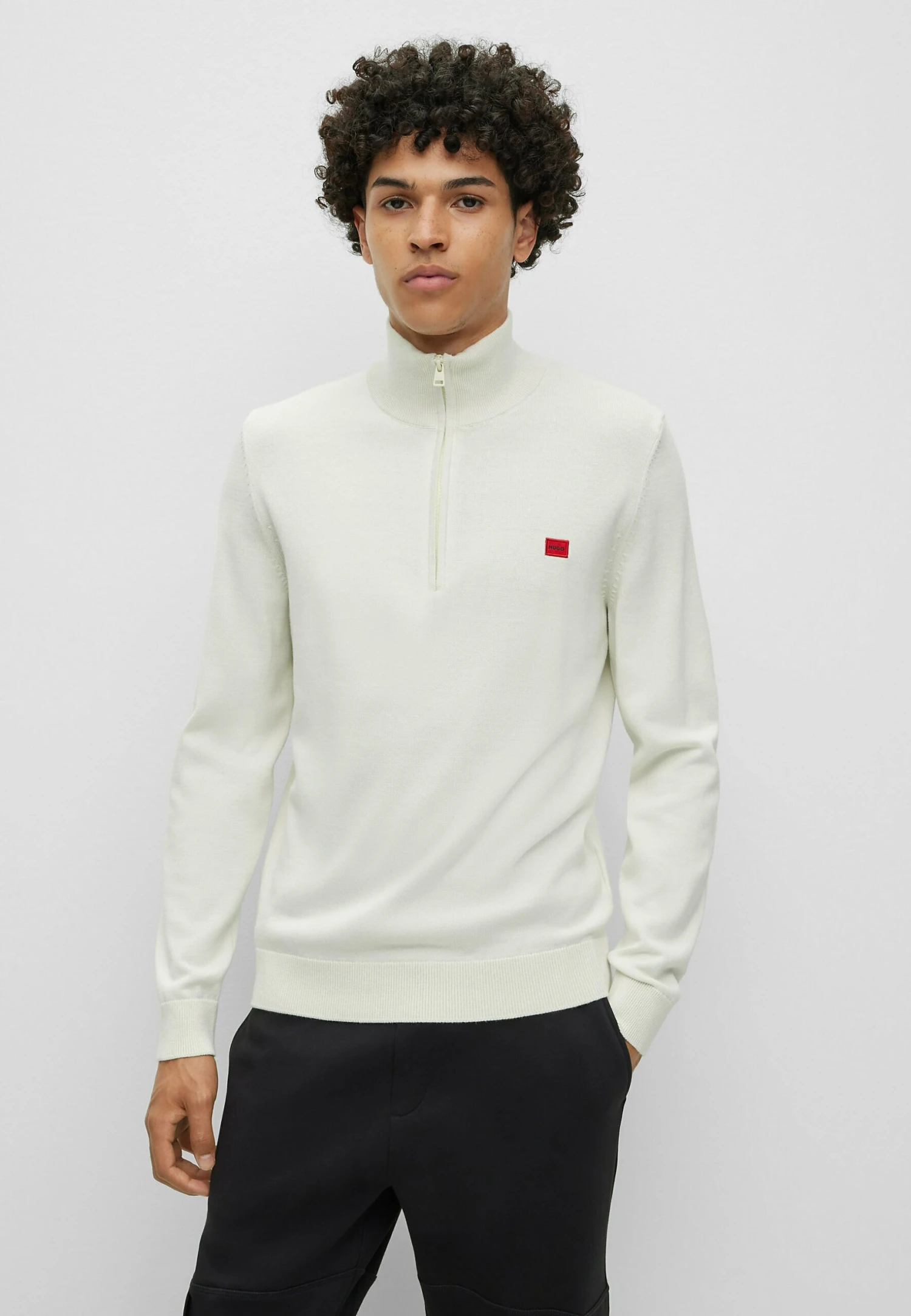 Hugo San Quintus C - Jumper - Light Green Three 3 Hugo San Quintus C - Jumper - Light Green Three